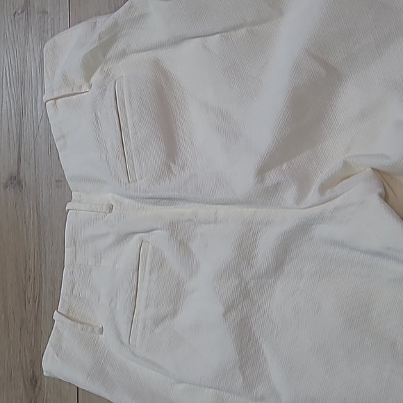 Talbots Greenwich Pant Wide Ankle Belted Twill Pants Size 12p - Picture 8 of 9